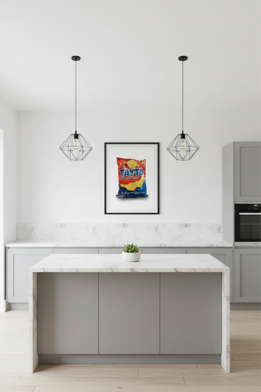 ‘Tayto’ photorealistic illustration limited edition print - 50 Units A3 A2 Flexo Draws