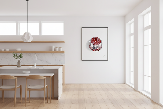 Tunnock’s Teacake Watercolour Illustration Limited Edition Art Print – 50 units - A3 A2 Flexo Draws