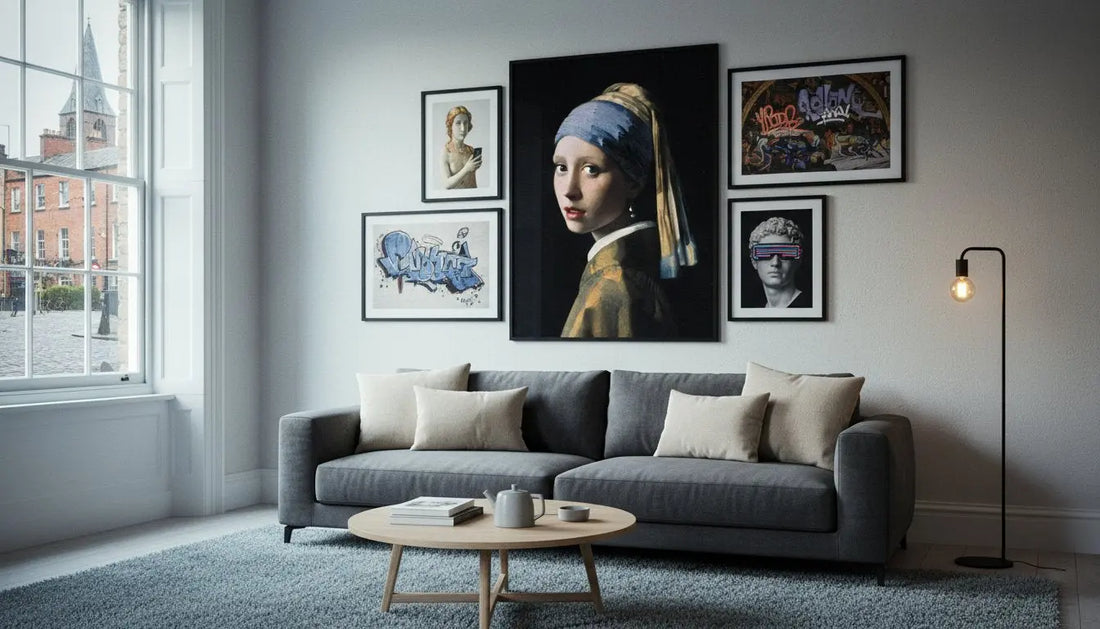 Famous Paintings Reimagined: Iconic Art for the Modern Home