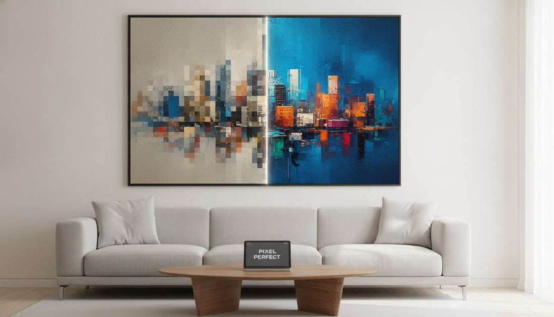 How to Avoid Pixelated Art Prints: The Guide to Sharp Wall Art in 2026