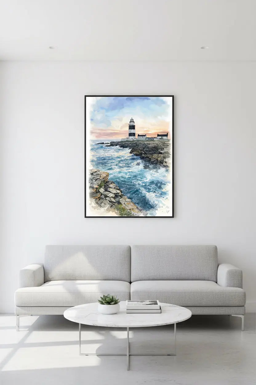 “Hook” Hook Head Print, County Wexford Ireland Limited Edition Print A3 - 50 units Flexo Draws
