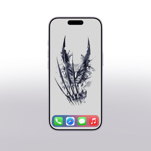 Digital Download “Animal” Wallpaper, iOS and Android Flexo Draws