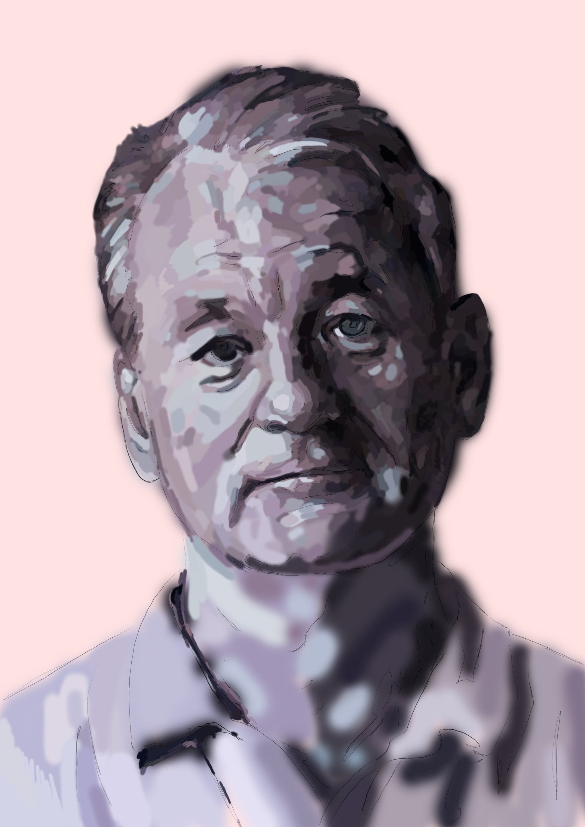 Bill Murray Portrait Poster - Premium Semi-Gloss Art Print A3 - 50 units Flexo Draws