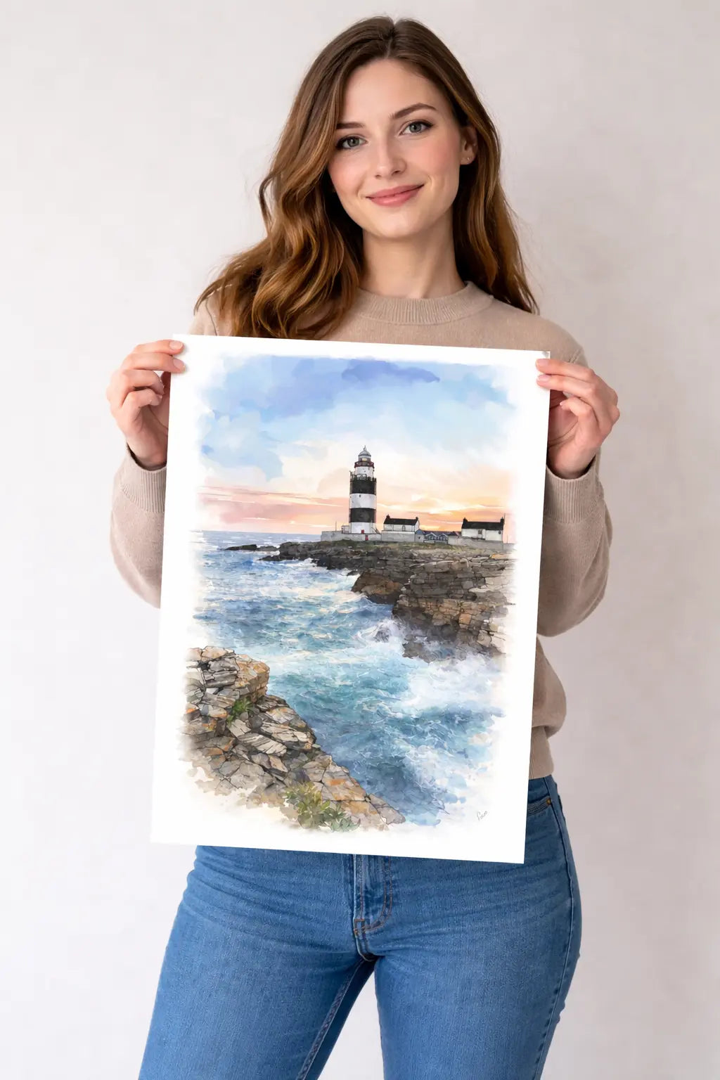 “Hook” Hook Head Print, County Wexford Ireland Limited Edition Print A3 - 50 units Flexo Draws