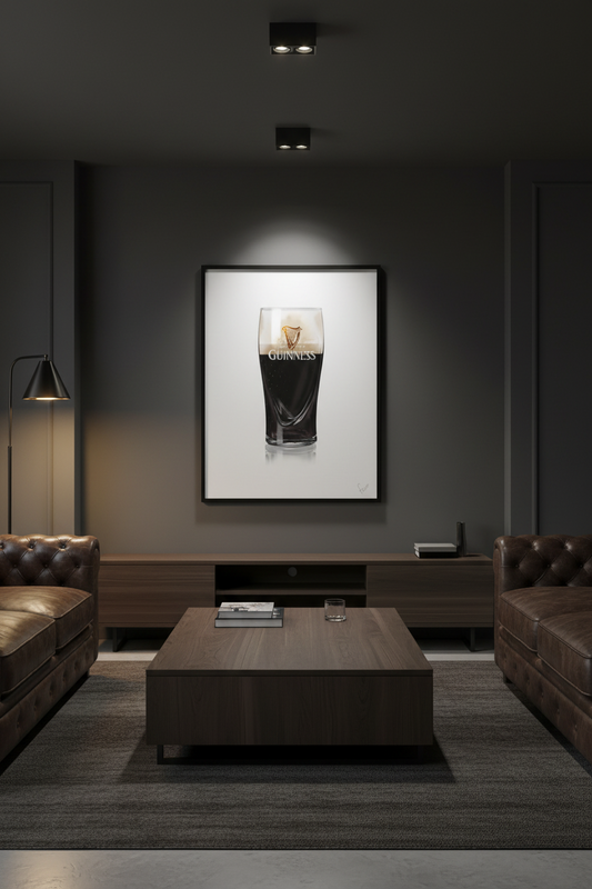Split the G, Guinness Pint Illustration Limited edition print - 50 Units - A3 A2 Flexo Draws