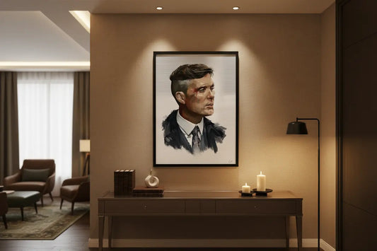“Blind Ambition” Tommy Shelby Oil Portrait Limited Edition A3 Print - 50 units Flexo Draws