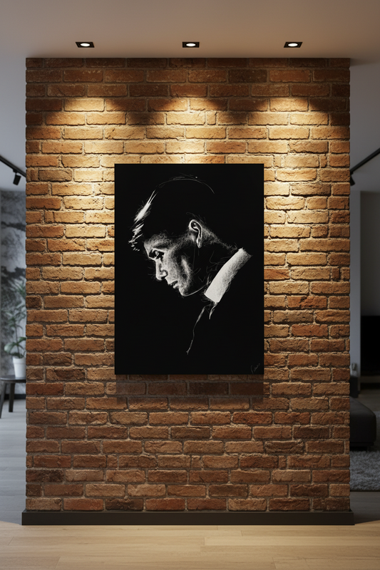 “Immortal” Cillian Murphy Scribble Art Print | Premium Semi-Gloss A3 Print - 50 units Flexo Draws