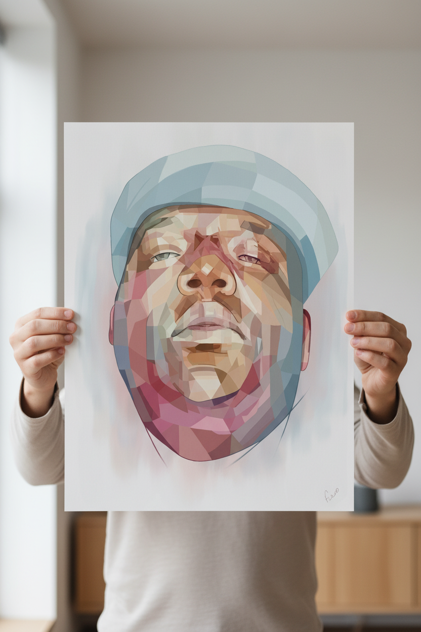 “Biggie” Vibrant Biggie Smalls Print - Colourful Hip Hop Art Print A3 - 50 units Flexo Draws