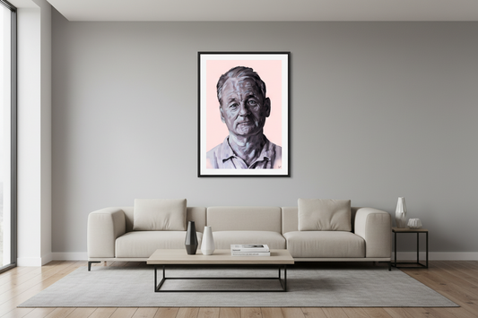 Bill Murray Portrait Poster - Premium Semi-Gloss Art Print A3 - 50 units Flexo Draws